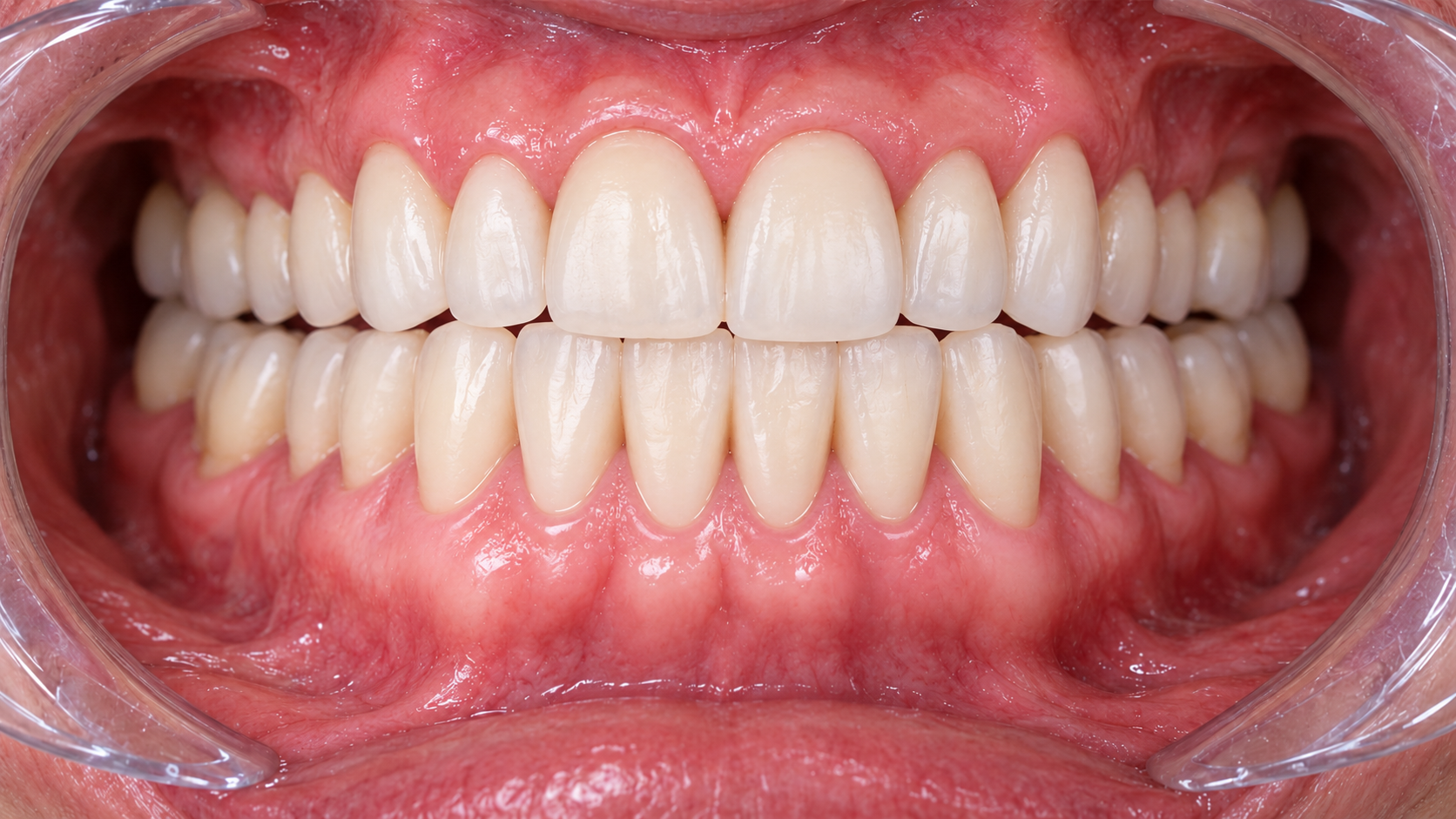 Digitally reconstructed illustration: Temporary stage, Fixed temporary teeth